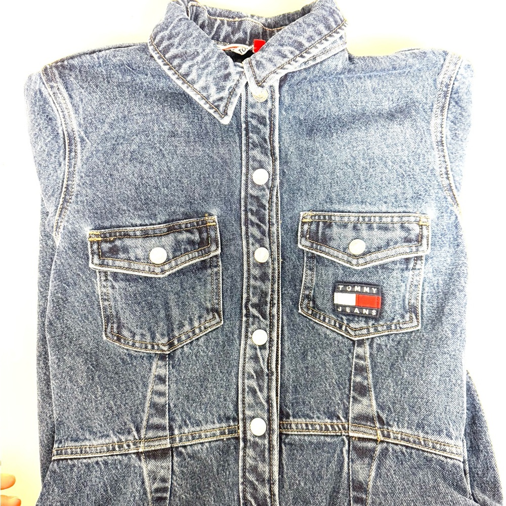 Tommy Hilfiger Denim Shirt Dress - Picture 3 of 5
